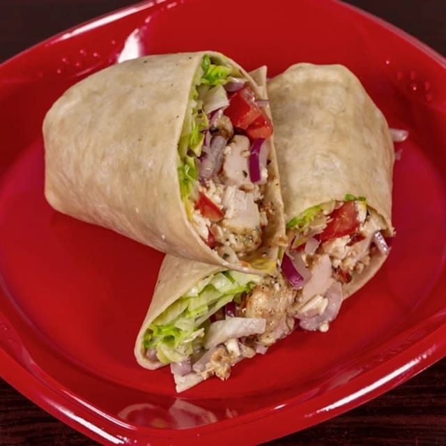 Chicken Kabob Wrap.