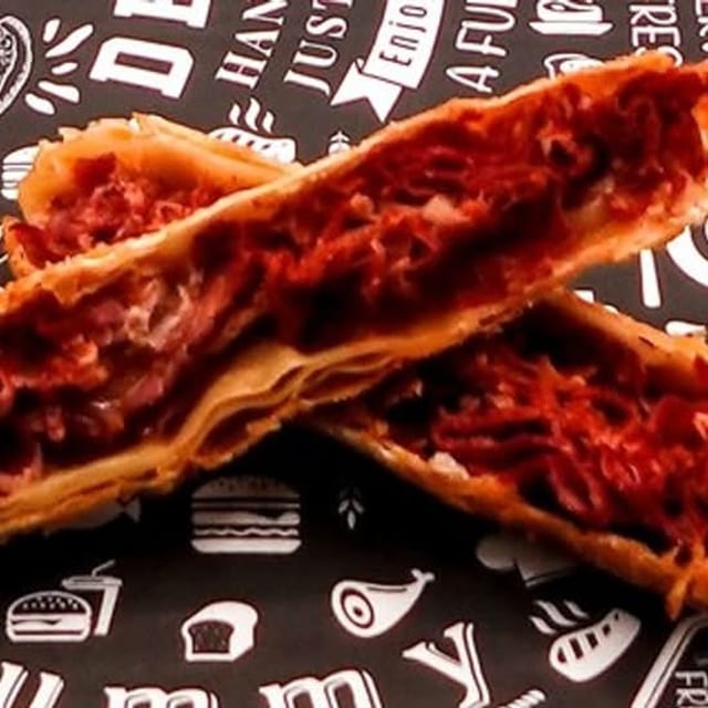 Pastrami Egg Roll.