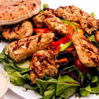 Chicken Kabob Salad