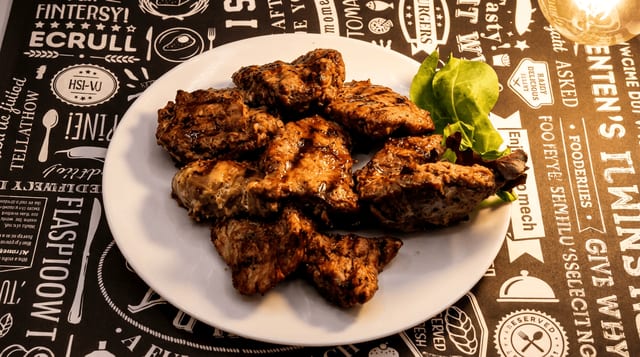 Side of Steak Tips.