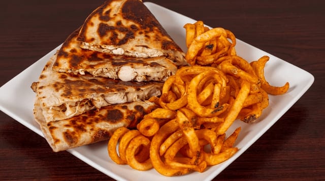 Honey BBQ Steak Tip Quesadilla.