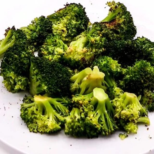 Steamed Broccoli.