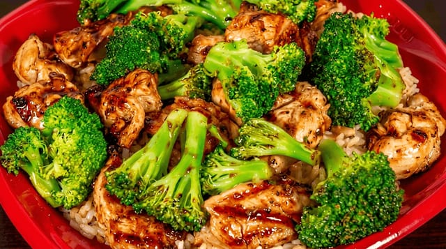 Grilled Chicken Rice Bowl.