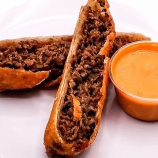 Philly Cheese Steak Egg Roll