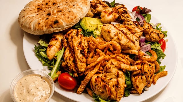 Chicken Guacamole Salad.