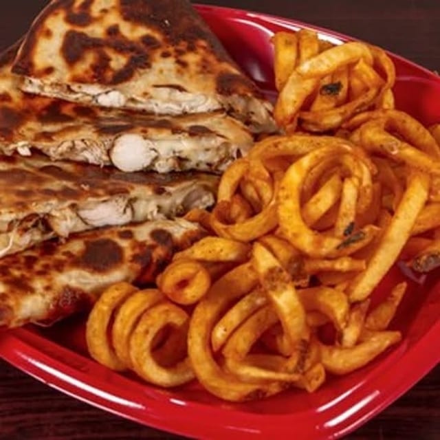 Teriyaki Chicken Quesadilla.