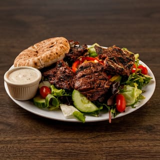 Honey BBQ Steak Tip Salad