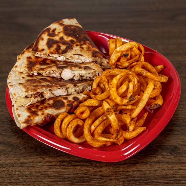 Buffalo Chicken Quesadillas.