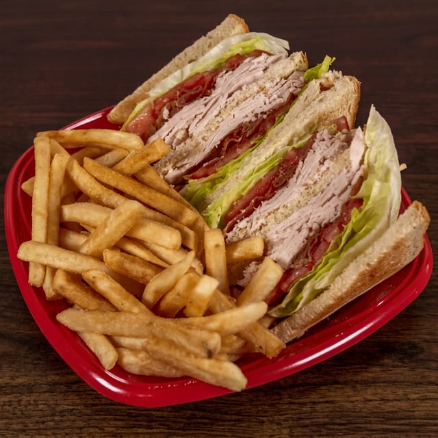 Turkey Club Sandwich.