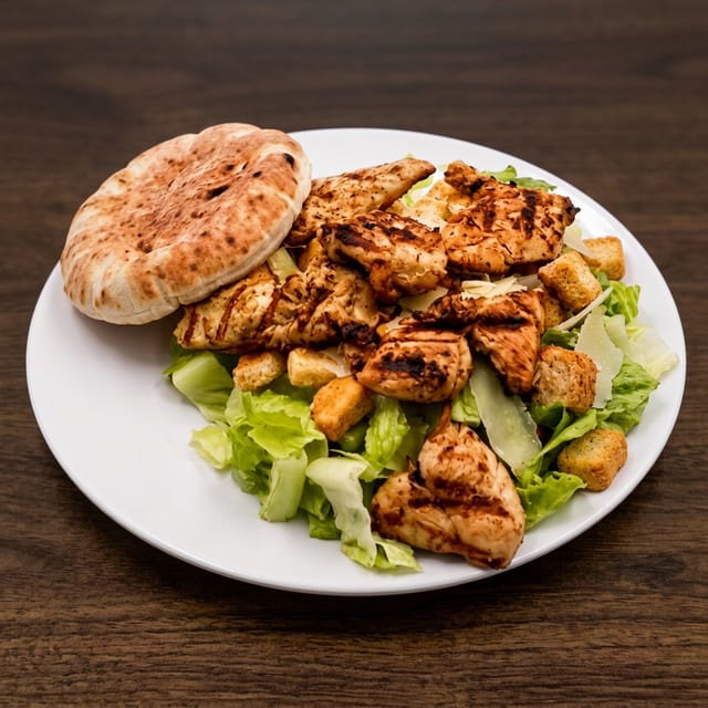 Chicken Caesar Salad.