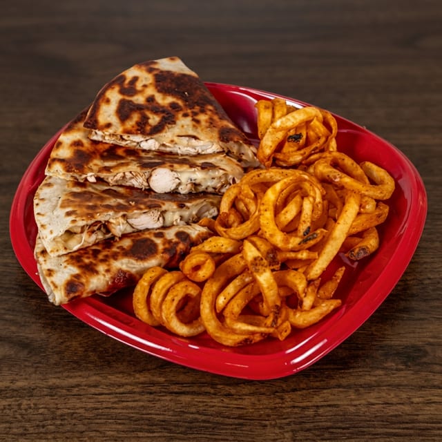 Teriyaki Chicken Quesadillas.