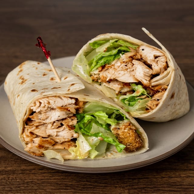 Chicken Caesar Wrap.